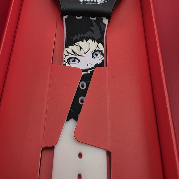 Swatch Originals WINDY BUNNY BEAST Anime Silicone Watch 41mm SUOZ112 New main image 9